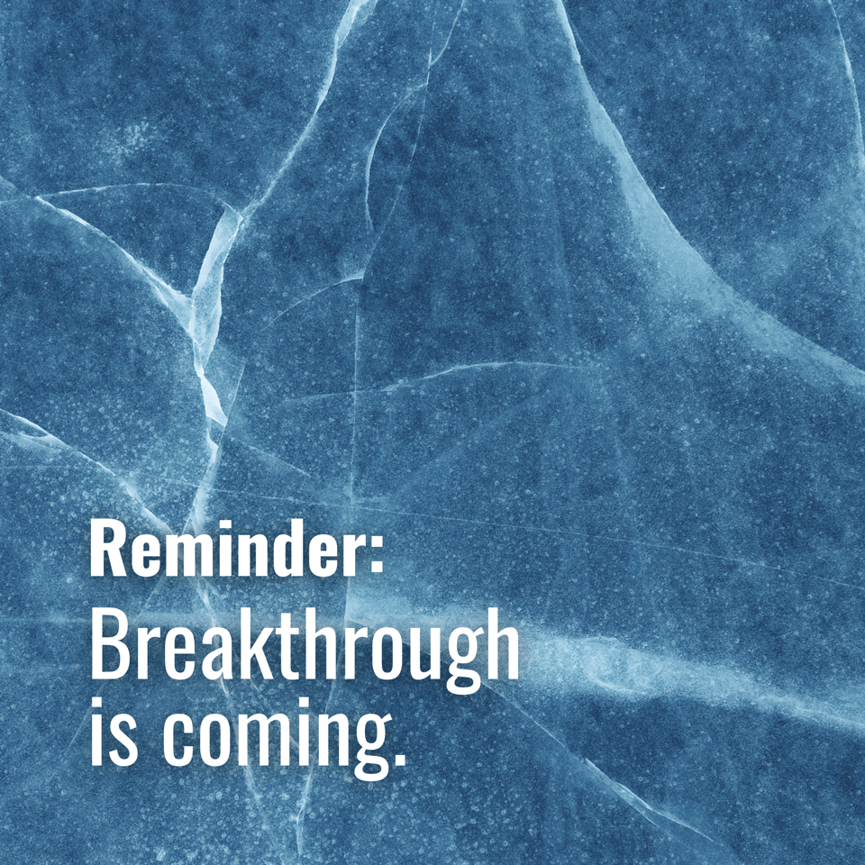 Breakthrough is coming. 🚀
